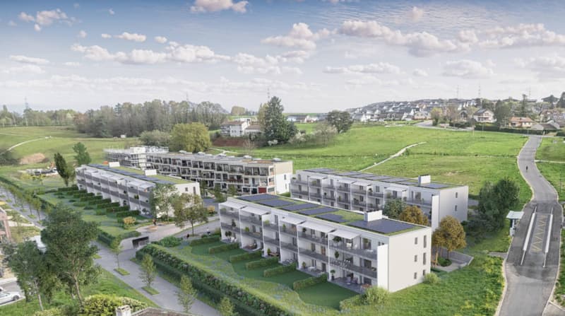 Spacieux 2.5 pièces neuf de 62m2 avec grands balcons (7)