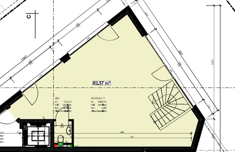 Ufficio / spazio commerciale di 63 m2 (6)