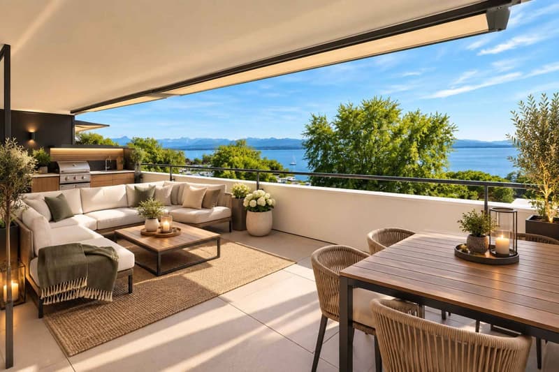 Magnifique appartement neuf de 4,5 pièces avec grand balcon et splendide vue! (3)