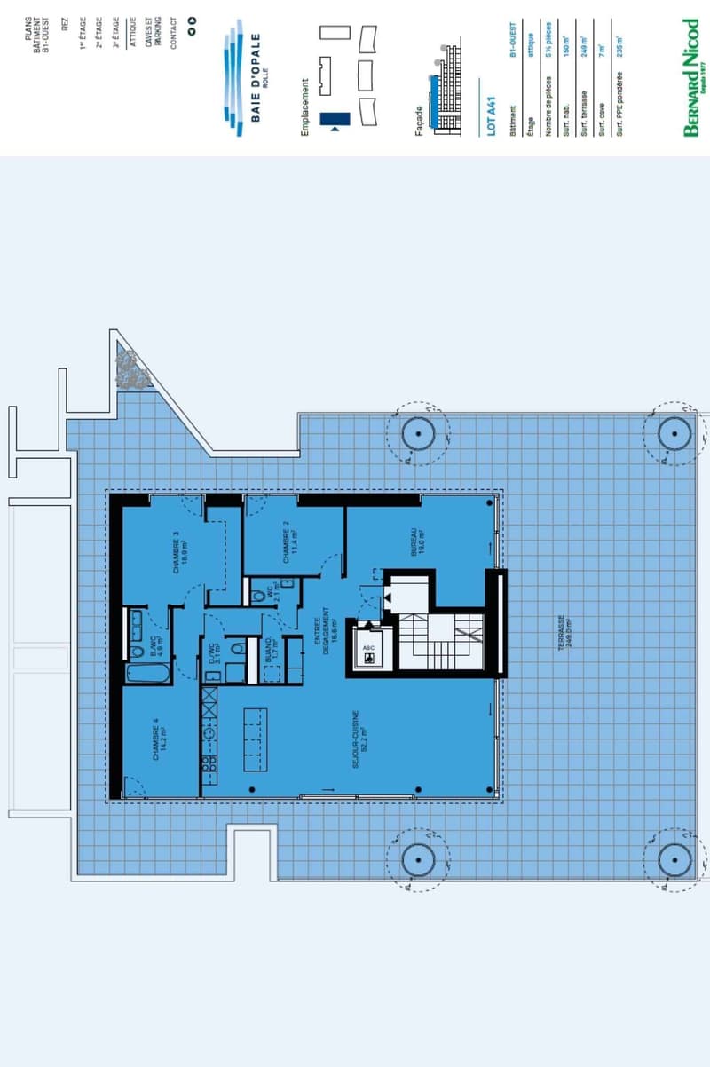 Magnifique attique neuf de 5.5 pièces  Rooftop exclusif à 360 (12)