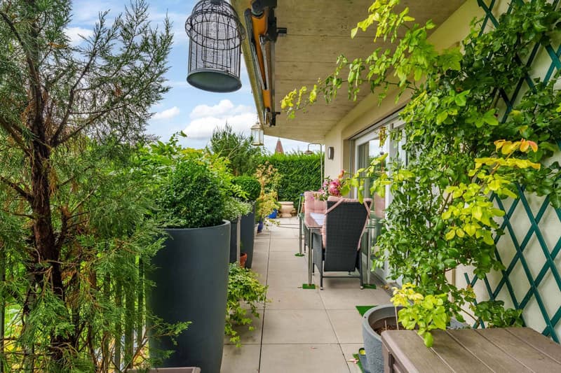 Très bel appartement de 3.5 pièces avec terrasse/ jardin et vue! (2)