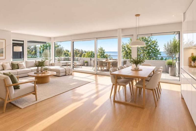 Magnifique appartement neuf de 4,5 pièces avec spacieux balcon couvert de 76 m2! (1)