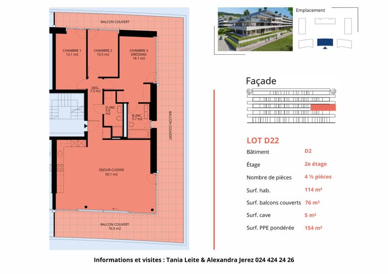 Lussuoso appartamento di 4.5 locali con balcone coperto (13)