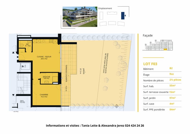 New 2.5-room apartment with terrace and garden (13)