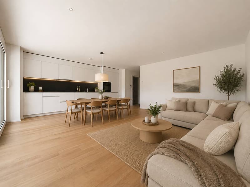 Appartement neuf de 3.5 pièces avec terrasses et jardins (2)