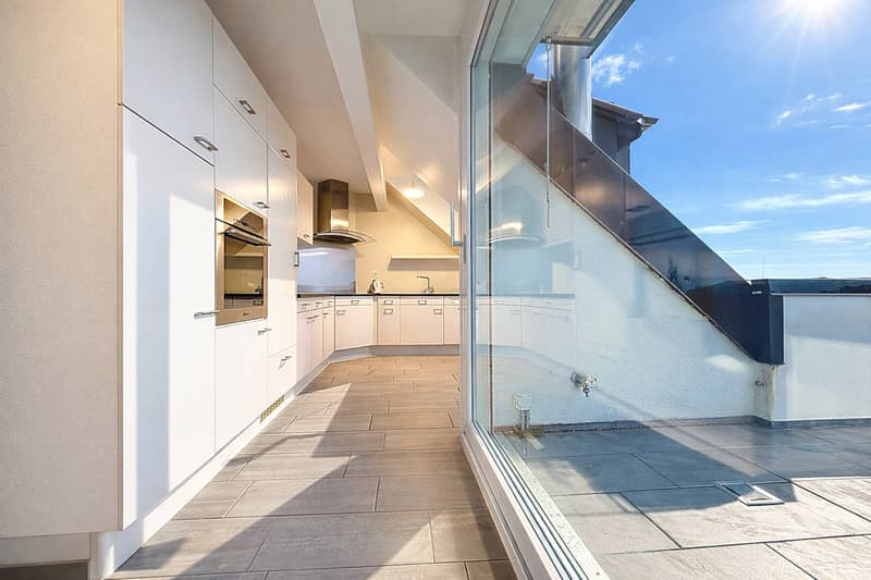 Attic of 5.5 rooms of 160m2 with balcony and garden (5)