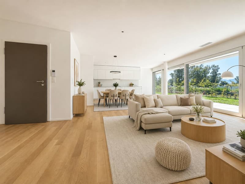 Appartamento nuovo di 3.5 locali con terrazza e giardino privato (2)