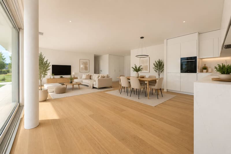 Appartamento nuovo di 3.5 locali con terrazza e giardino privato (3)