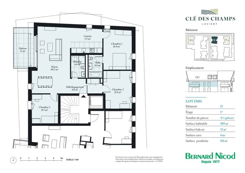 New promotion: 4.5-room apartment with balcony (8)