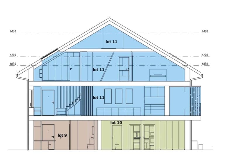 Duplex di 4.5 locali con balconi (13)