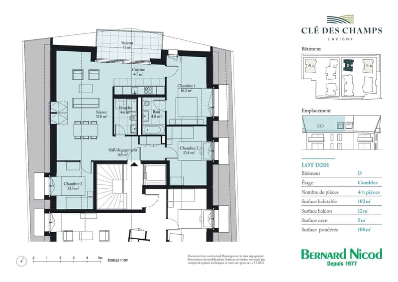 New promotion: 4.5-room apartment with balcony (8)