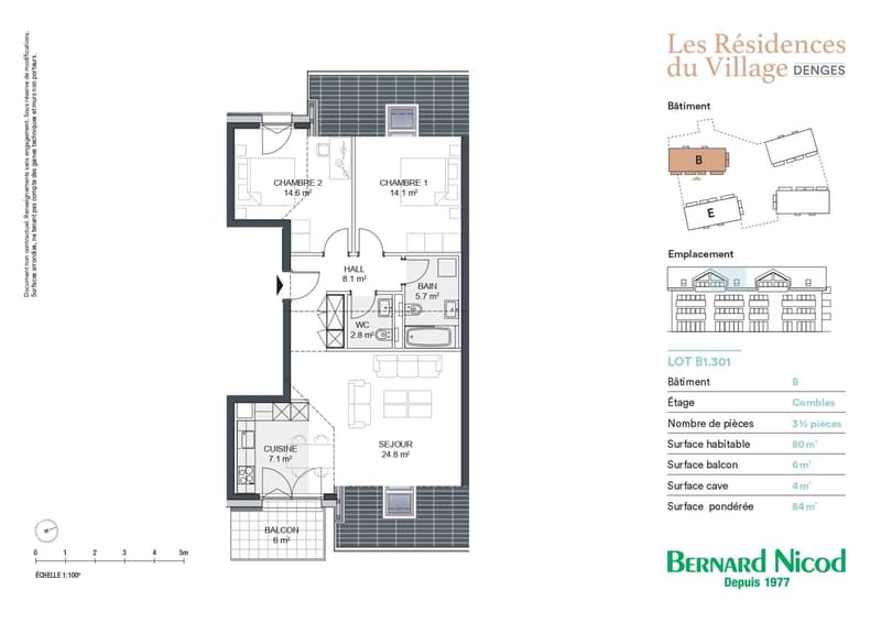 New promotion: 3.5-room apartment with balcony (10)