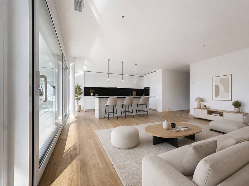 New 4.5-room apartment with covered balconies (3)