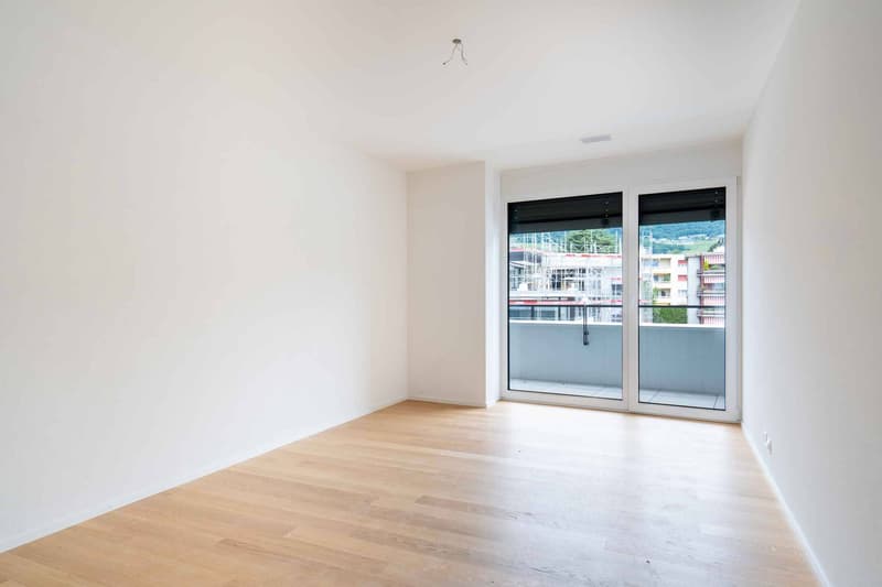 Einzigartig! 5.5-Zimmer-Dachgeschoss mit 180m2, das eine Dachterrasse von 168m2 mit Panoramablick auf den See und die Alpen bietet (5)