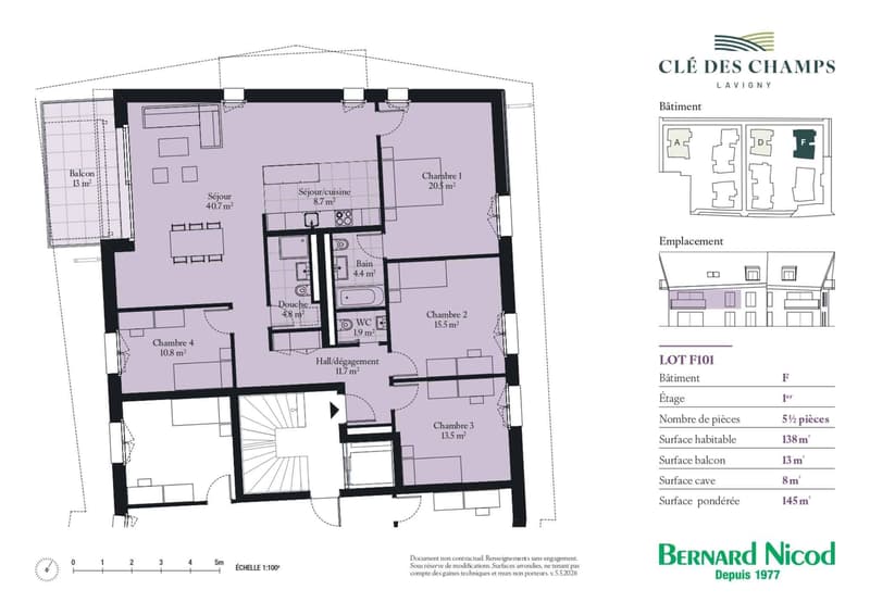 Apartment with 5.5 rooms and balcony (9)