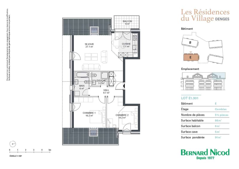 Nouvelle promotion : Appartement de 3.5 pièces avec balcon (11)
