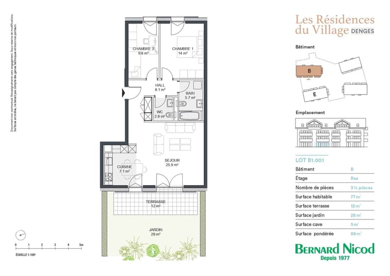 Nouvelle promotion : Appartement de 3.5 pièces avec terrasse et jardin (9)