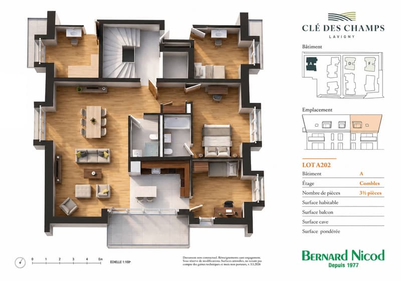 Nouvelle promotion : Appartement de 3.5 pièces avec balcon (10)