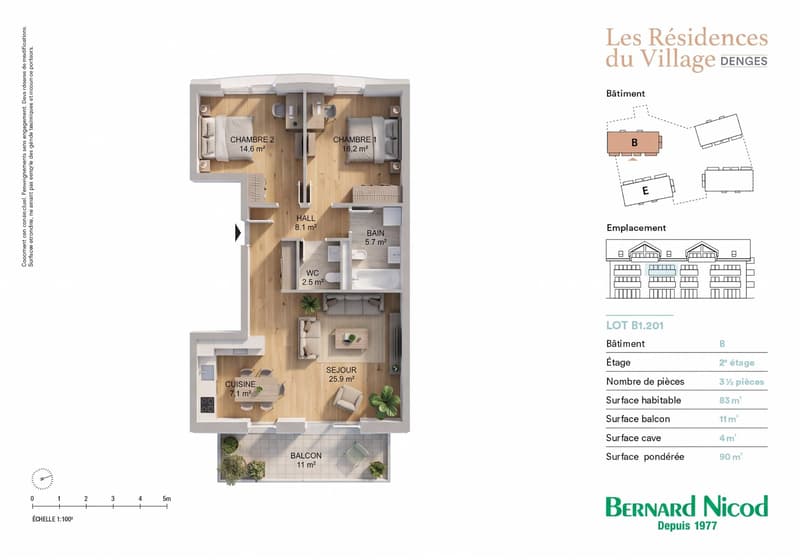 Nouvelle promotion : Appartement de 3.5 pièces avec balcon (11)