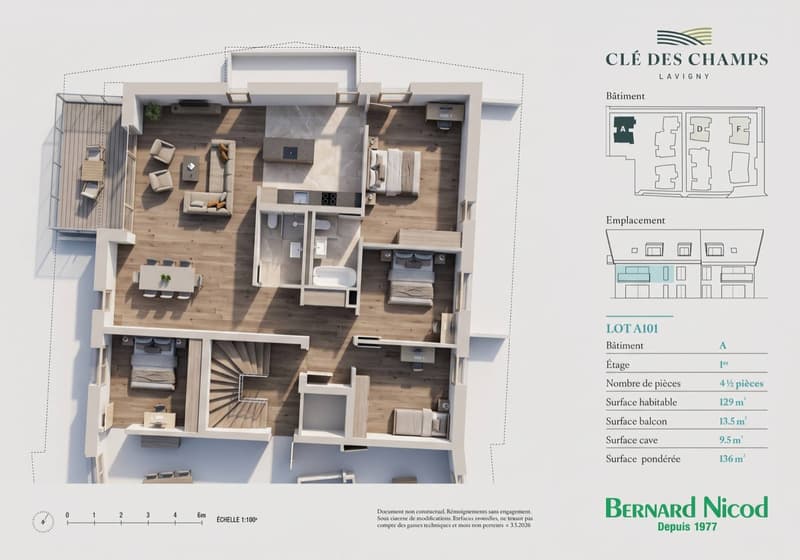Nouvelle promotion : Appartement de 4.5 pièces avec balcon (9)
