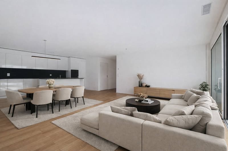 Luxueux 4.5 pièces d'angle avec terrasse (3)