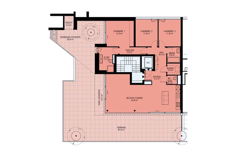 Attique neuf de 4.5 pièces avec rooftop terrasse (13)