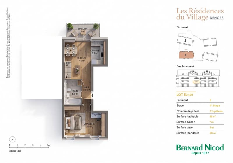 Appartement de 2.5 pièces avec balcon (9)