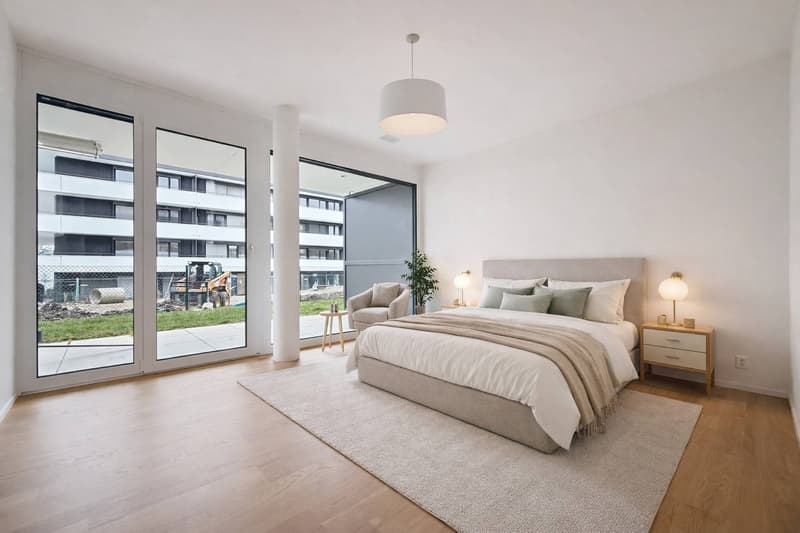Appartement neuf de 2.5 pièces avec terrasse et jardin (5)