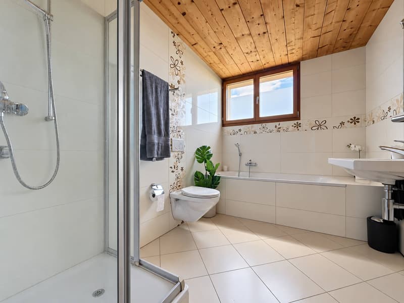 Villa familiale avec vaste jardin plat, vue sur les Alpes et environnement privilégié (10)