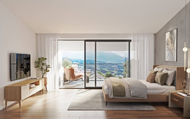 Appartamento di alta qualità 4.5 locali - Vista panoramica (2)