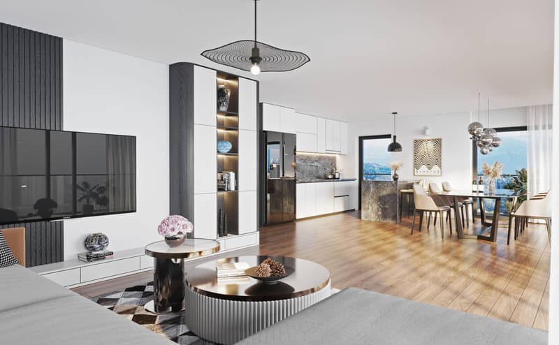 Spacious 3.5-room apartment - Panoramic view (2)