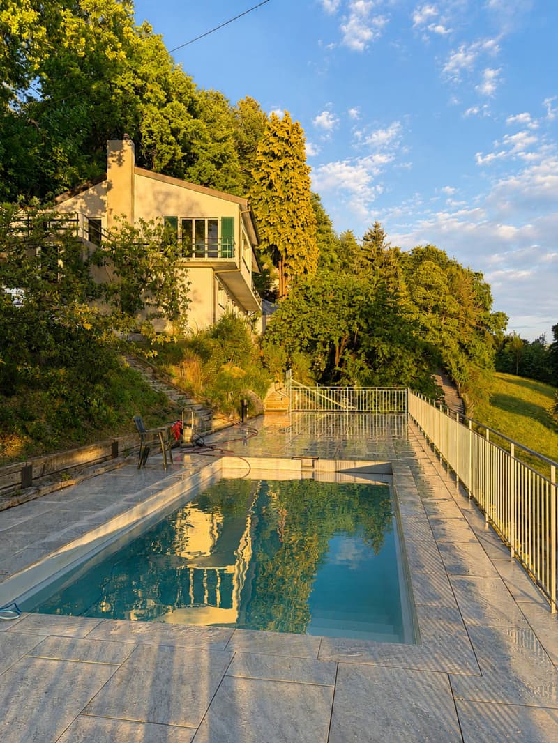Magnifica villa con piscina a Epalinges (5)