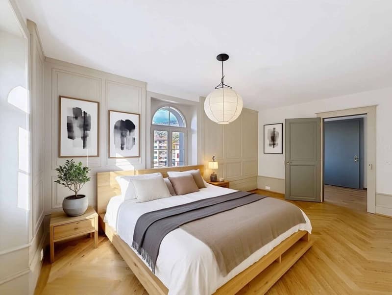 Top floor - Spacious 3.5 rooms 99 m2 + attic in a renovated old building (6)