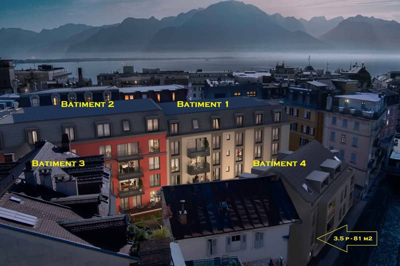 TRES GRAND 3.5 PCES NEUF DE 81 m2 (2)