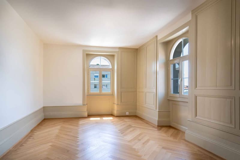 Dernier étage - Spacieux 3.5 pces 99 m2 + combles dans un immeuble ancien rénové (1)