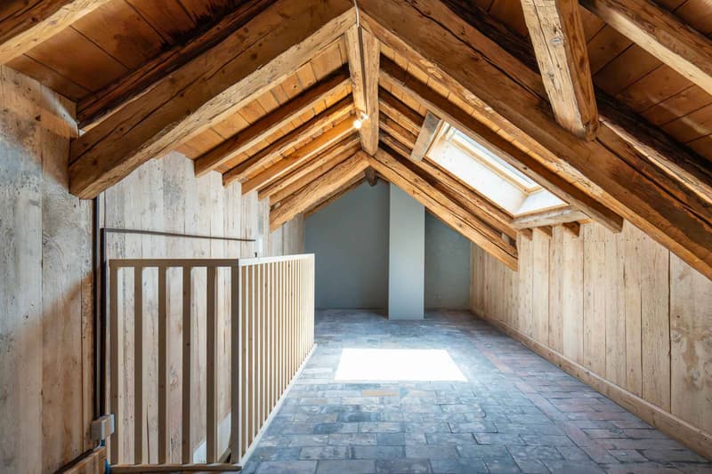 Dernier étage - Spacieux 3.5 pces 99 m2 + combles dans un immeuble ancien rénové (10)