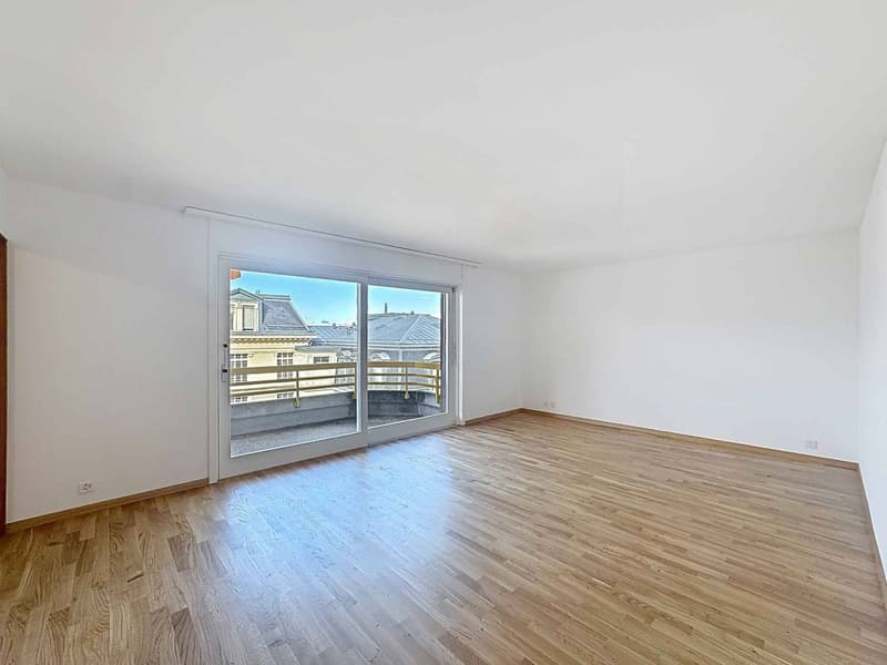 Au dernier étage - Grand 3.5 pièces sur 1 niveau de 79 m2 + balcon (4)