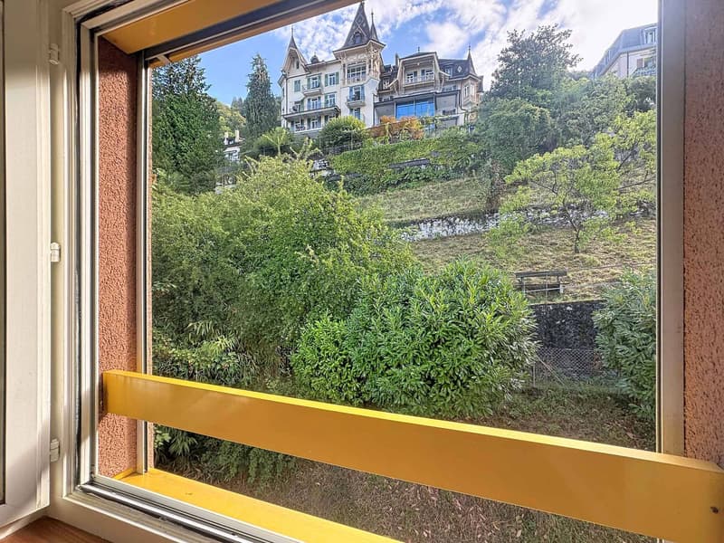 Chambres s'ouvrant sur la verdure