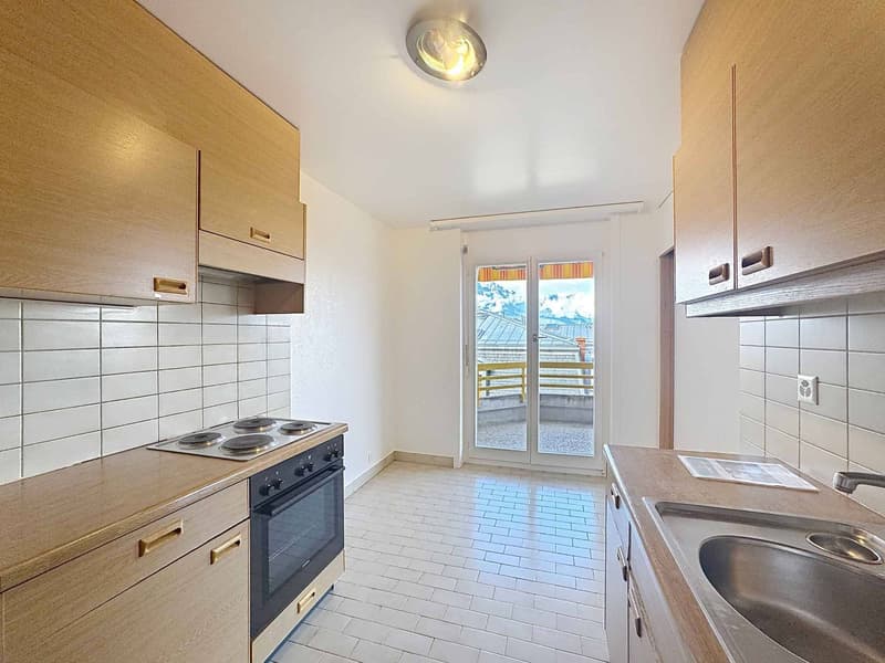 Au dernier étage - Grand 3.5 pièces sur 1 niveau de 79 m2 + balcon (6)
