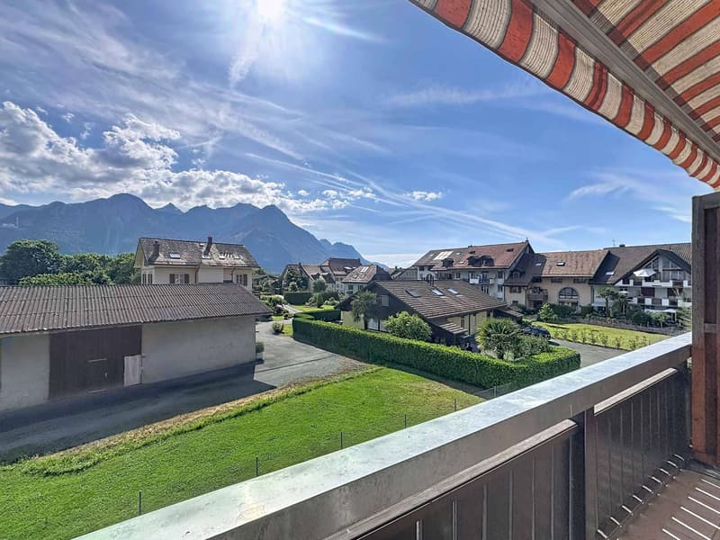 Balcon S/O en prolongement du séjour