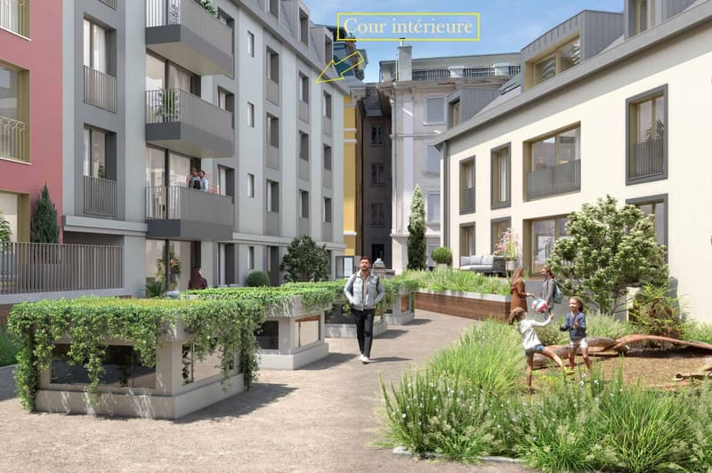 Superbe 4.5 pièces neuf d' Angle - Sud-Est 98 m2 + Balcon (5)