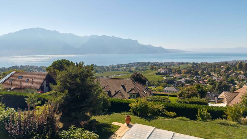 Villa individuelle de 6.5 pièces avec piscine - Très belle vue sur le Lac (2)