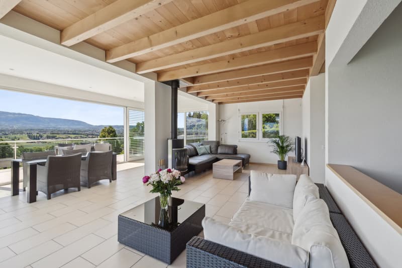 Rara villa individuale con piscina affacciata sui vigneti (5)