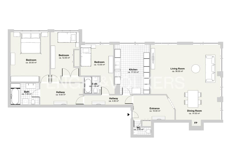Appartamento di prestigio con vista sul lago a Cologny da reinventare! (7)