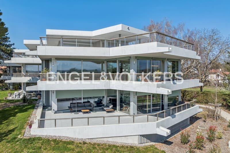 Apartment of 5.5 rooms - 189.5m2 PPE - Meinier - View of Mont-Blanc (12)