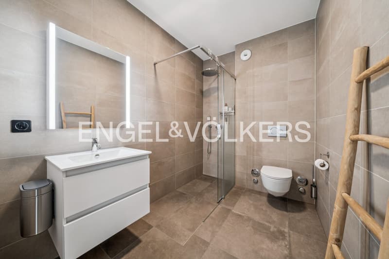 Apartment of 5.5 rooms - 189.5m2 PPE - Meinier - View of Mont-Blanc (11)