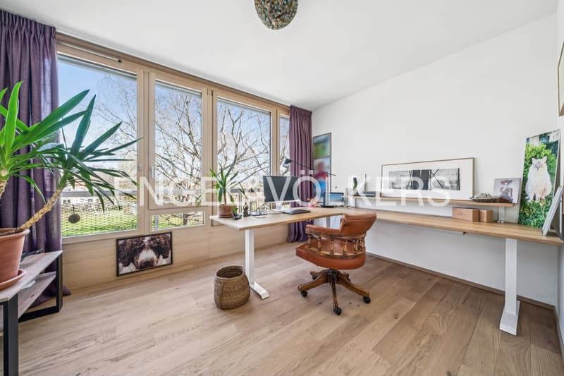 Apartment of 5.5 rooms - 189.5m2 PPE - Meinier - View of Mont-Blanc (8)