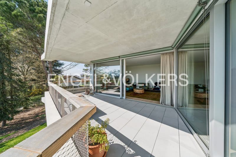 Apartment of 5.5 rooms - 189.5m2 PPE - Meinier - View of Mont-Blanc (5)