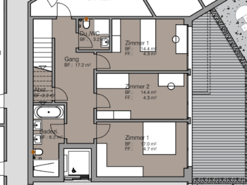Grosszügige Maisonette für Wohnen und Arbeiten - A3.2 (7)