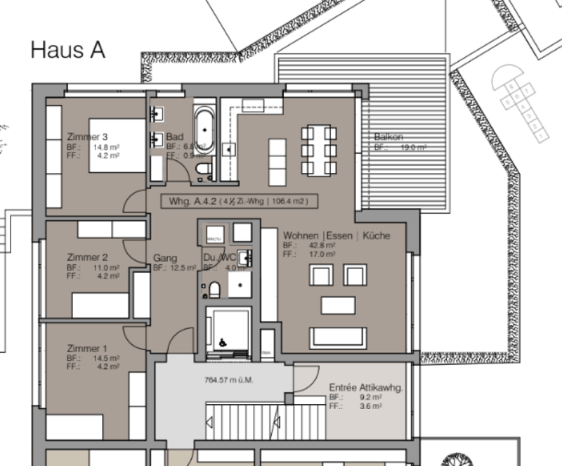 Gesund wohnen mit Weitsicht - Zweitwohnung A4.2 (6)